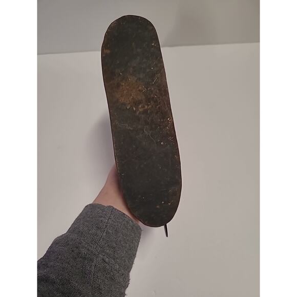 Metal Kitty Cat Sculpture Doorstop Book End Handcrafted Rustic Cutout Country - Picture 9 of 9